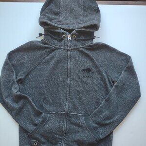 Roots Athletics Full Zip Hoodie Size Small Beaver & Maple Leaf Logos